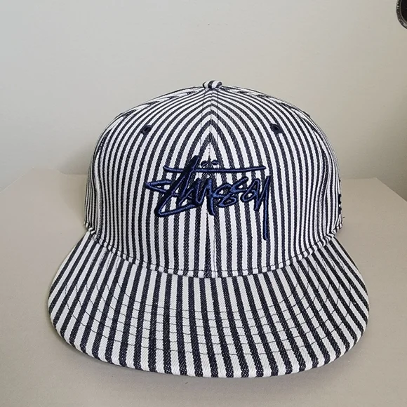Stussy | Accessories | Stussy Vintage 9s Stussy Pinstripe Fitted 